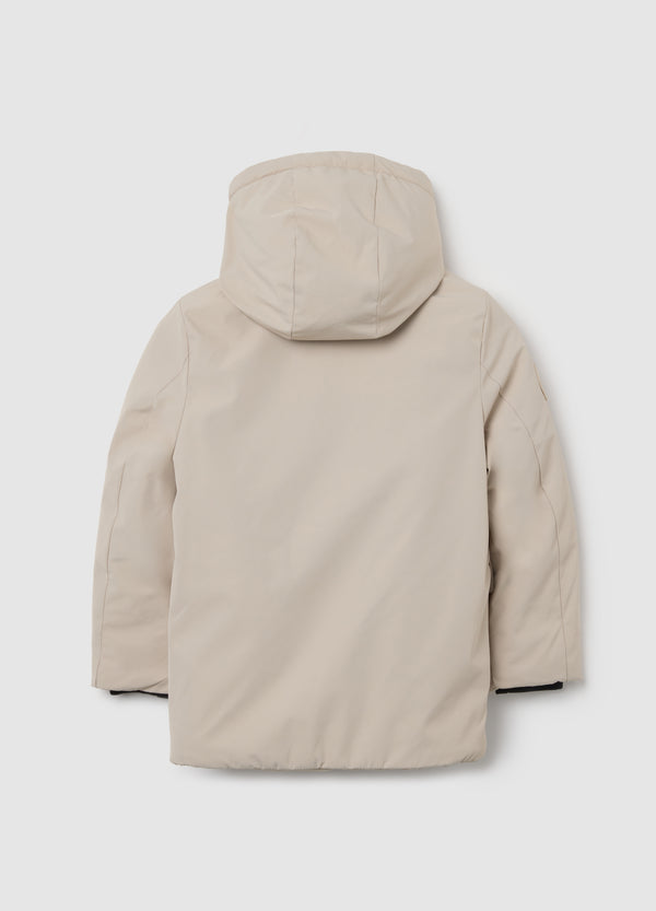 OVS Beige Padded Jacket With Hood