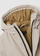 OVS Beige Padded Jacket With Hood