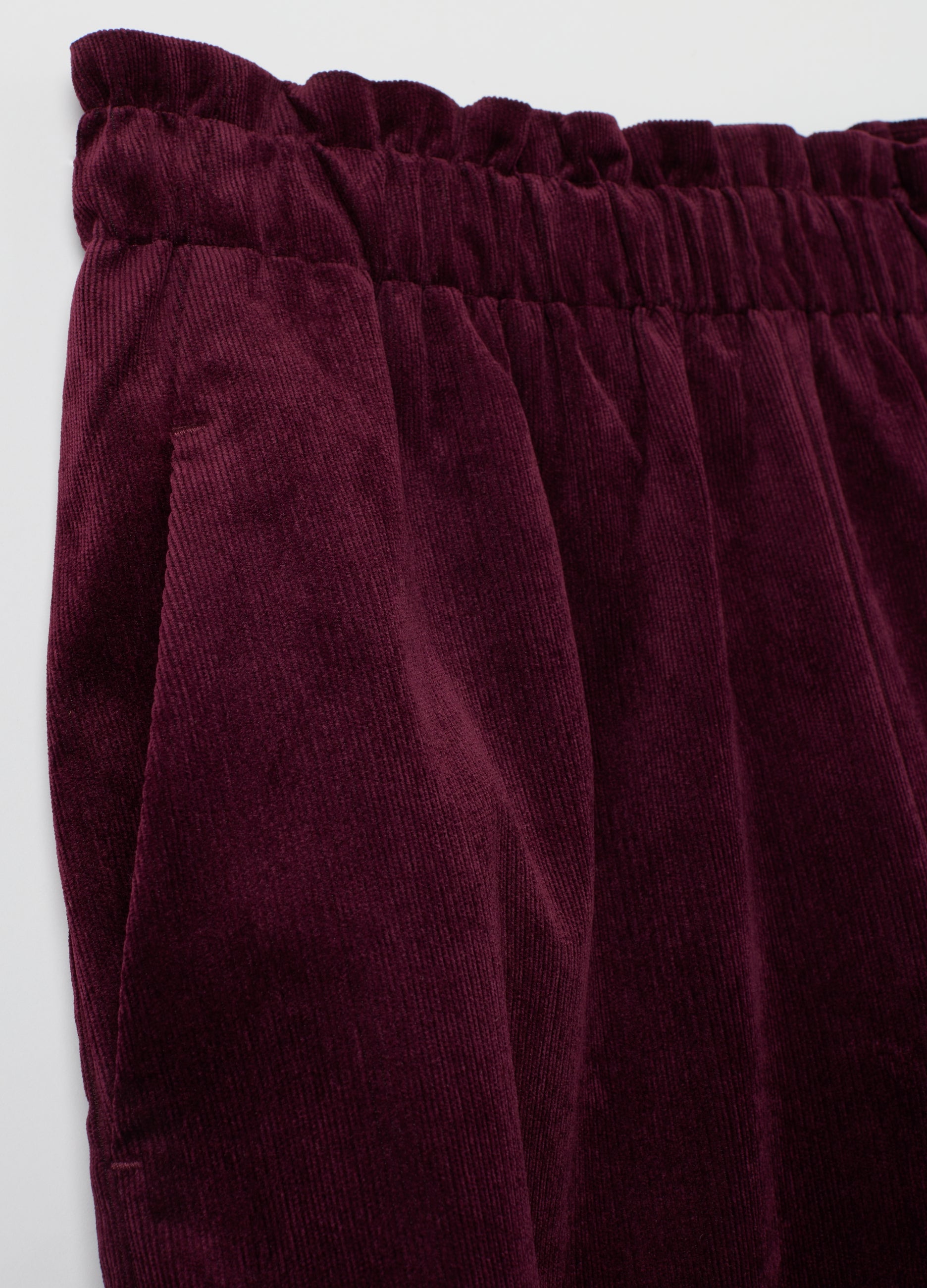 OVS Purple Corduroy Regular Fit Trousers