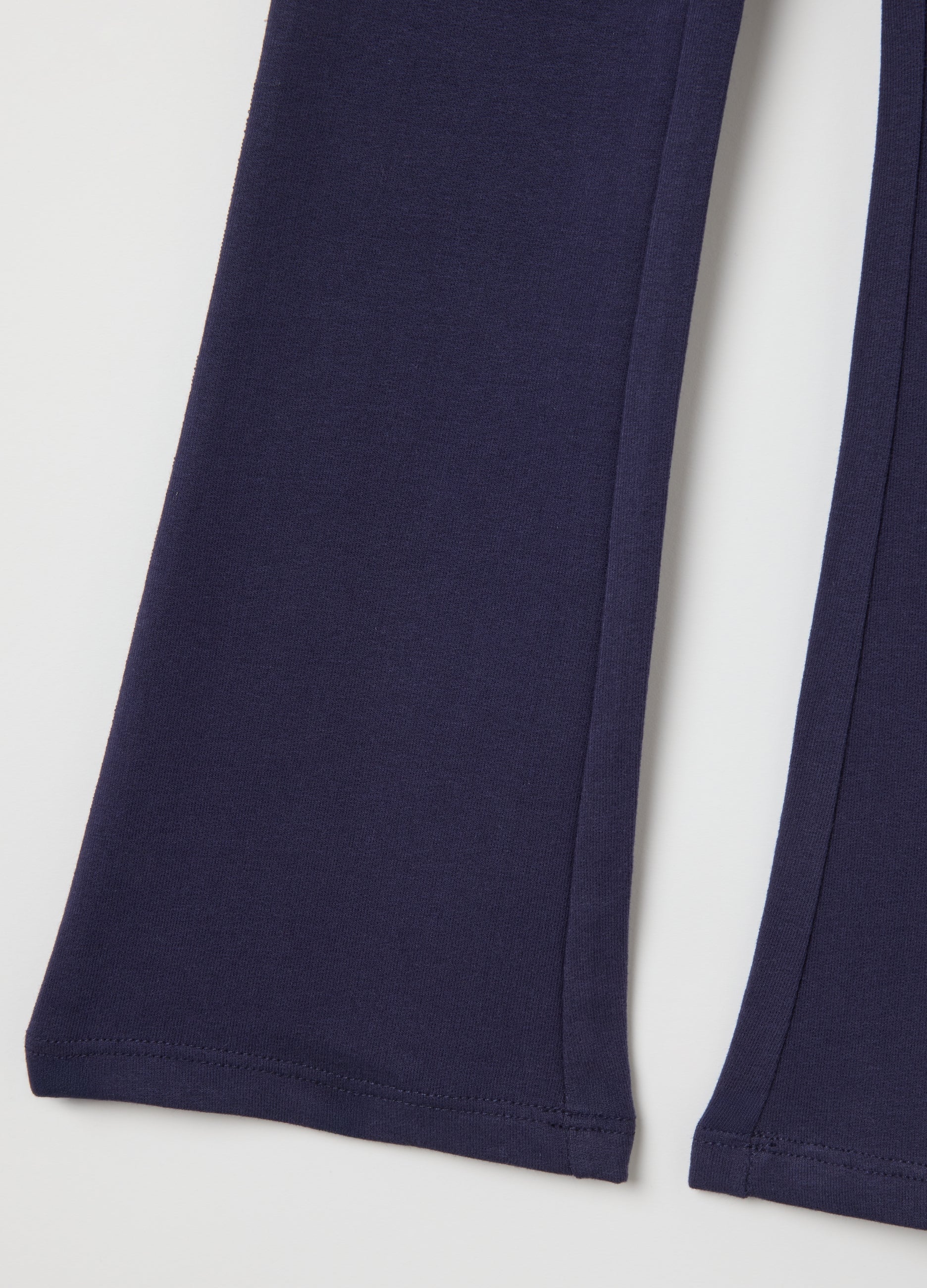 OVS Girls' Blue Stretch Cotton Flare Leggings