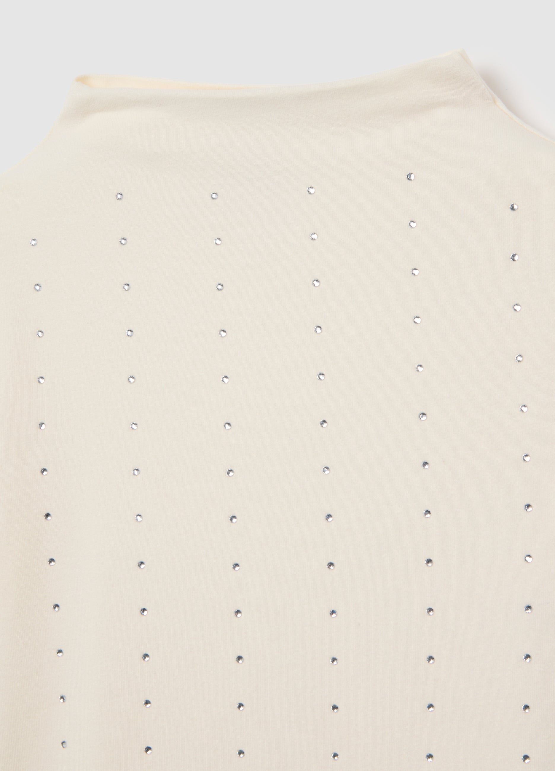 OVS Girls' Beige Stretch Cotton Jumper Regular Fit