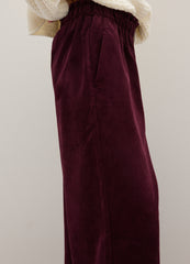 OVS Purple Corduroy Regular Fit Trousers