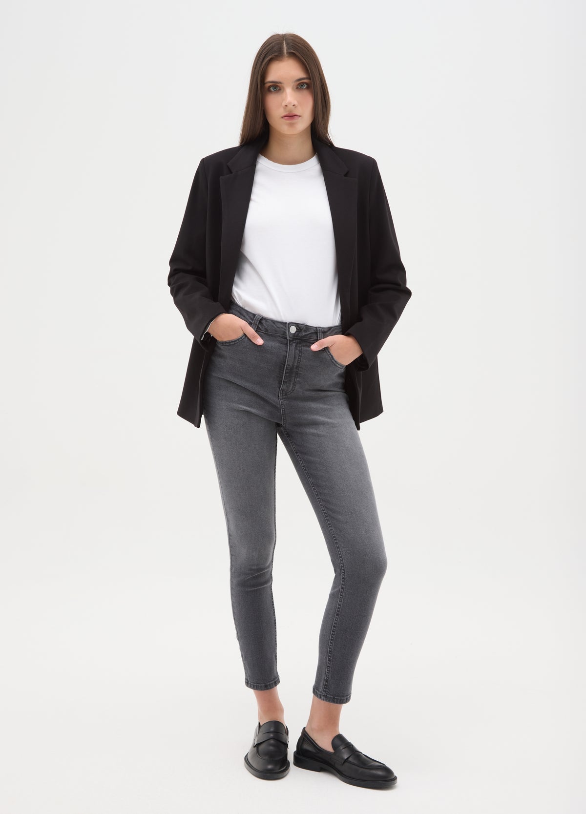 OVS Stretch Grey Skinny Jeans