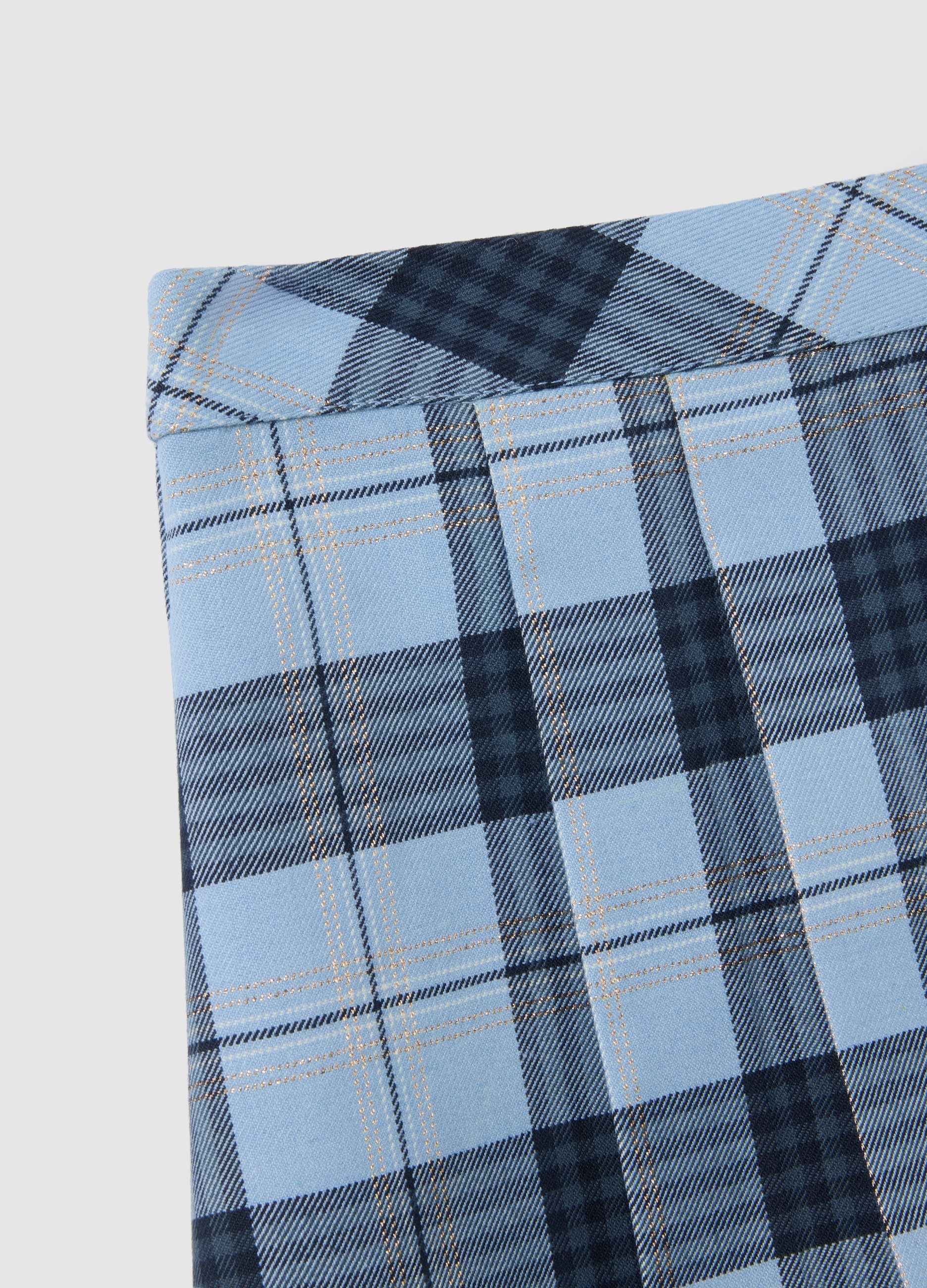 OVS Multicolour Checked Skirt For Girls Regular Fit