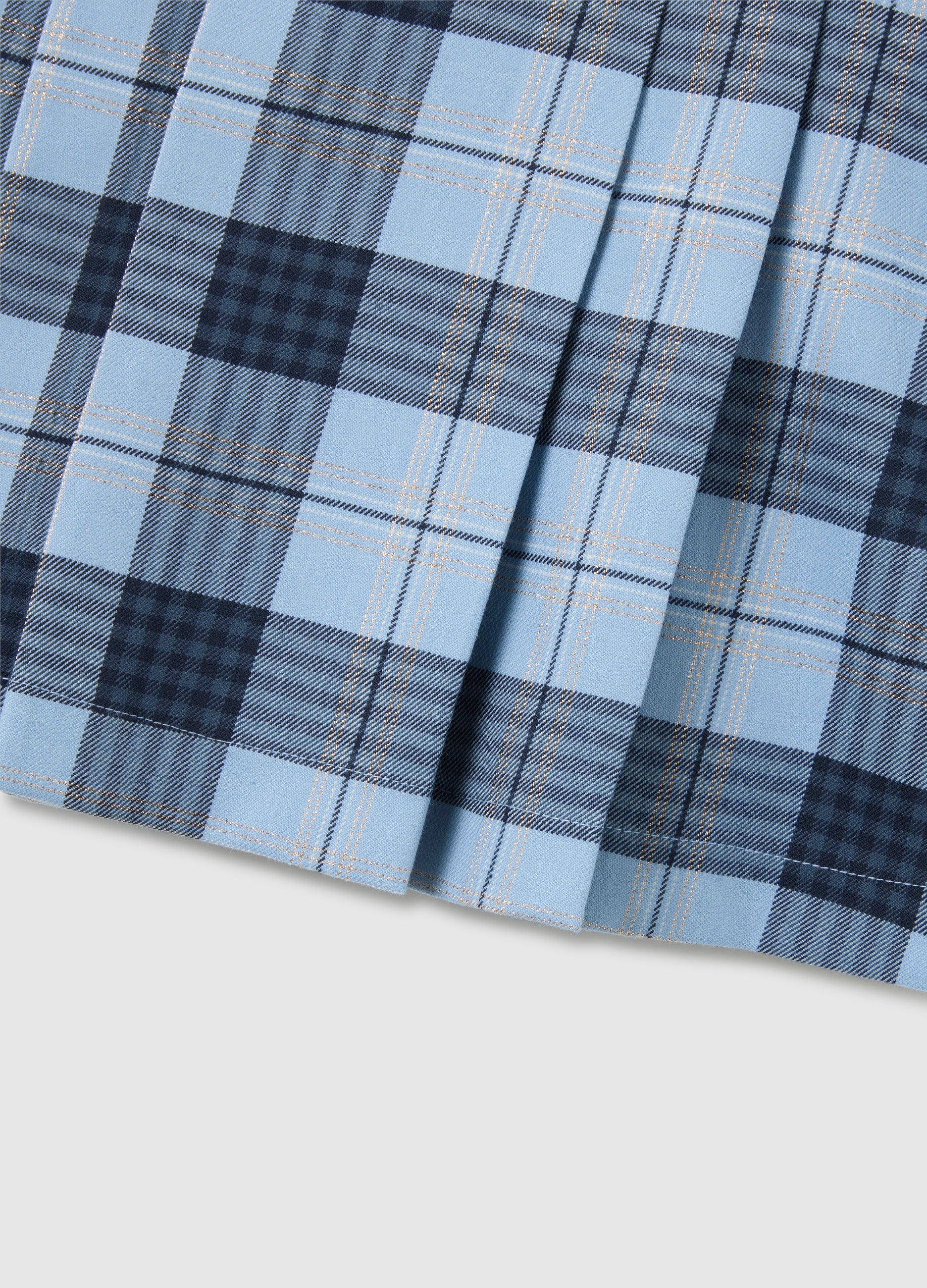 OVS Multicolour Checked Skirt For Girls Regular Fit