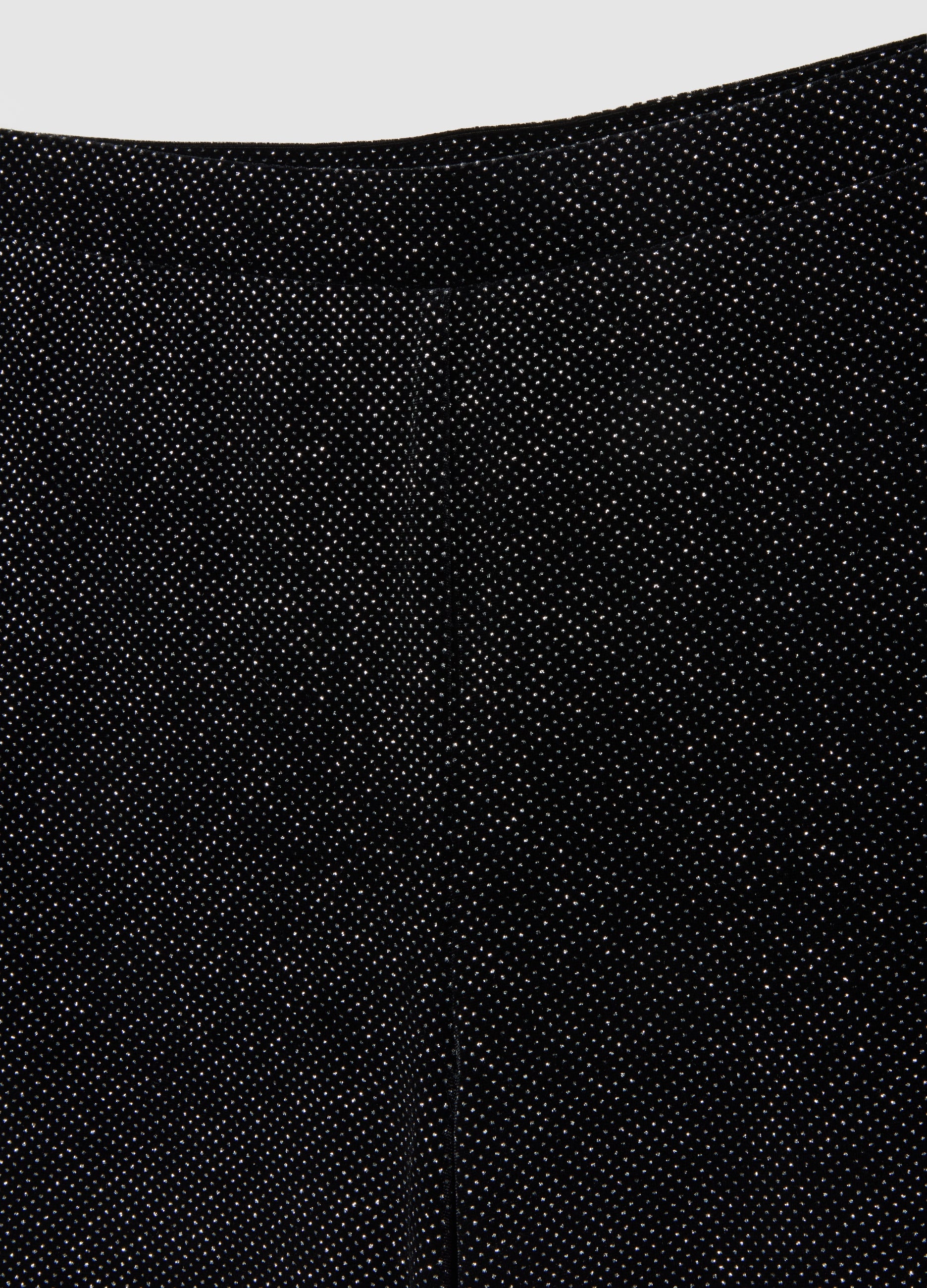 OVS Black Wide-Leg Trousers With Glitter