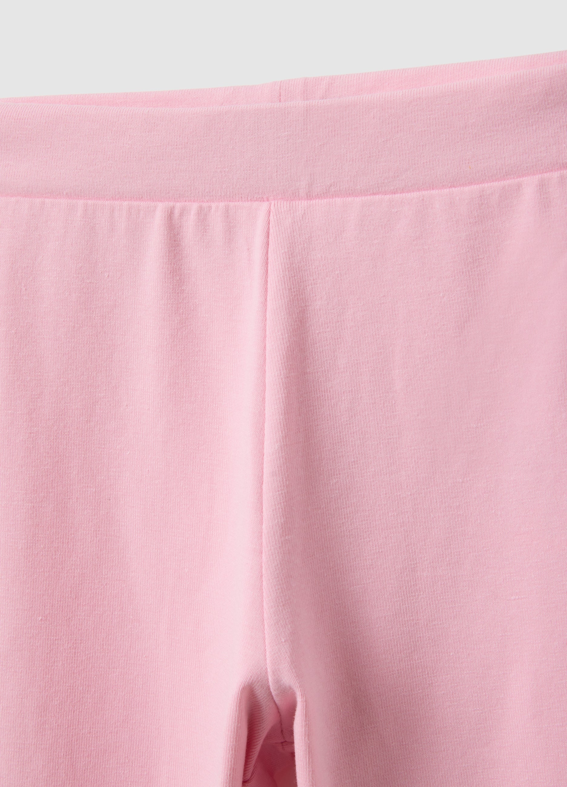 OVS Girls' Pink Stretch Cotton Flare Fit Leggings