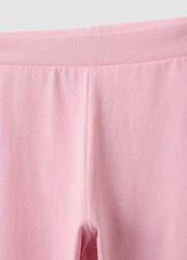 OVS Girls' Pink Stretch Cotton Flare Fit Leggings