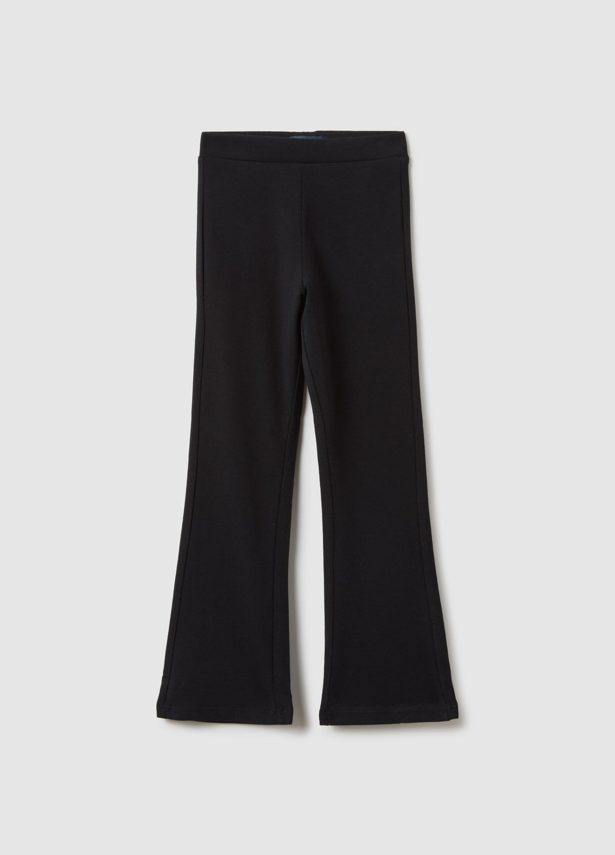 OVS Black Stretch Cotton Flare Fit Girl'S Leggings