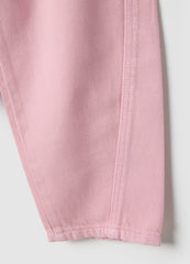 OVS Girls' Pink Pure Cotton Baggy Trousers