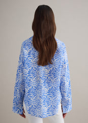 OVS Multicolour Pure Cotton Regular Fit Shirt With Floral Pattern