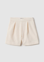 Ovs Beige Wide-Leg Girls' Shorts With Pleated Details