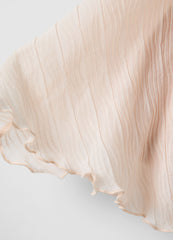 Ovs Pink Pleated Skirt For Girls With Elastic Waist