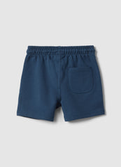 Ovs Blue Pure Cotton Regular Fit Shorts For Babies
