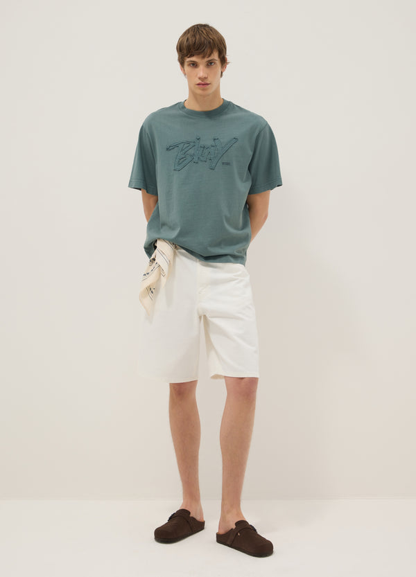 OVS Baggy White Cotton Shorts