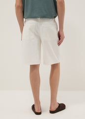 OVS Baggy White Cotton Shorts