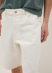 OVS Baggy White Cotton Shorts
