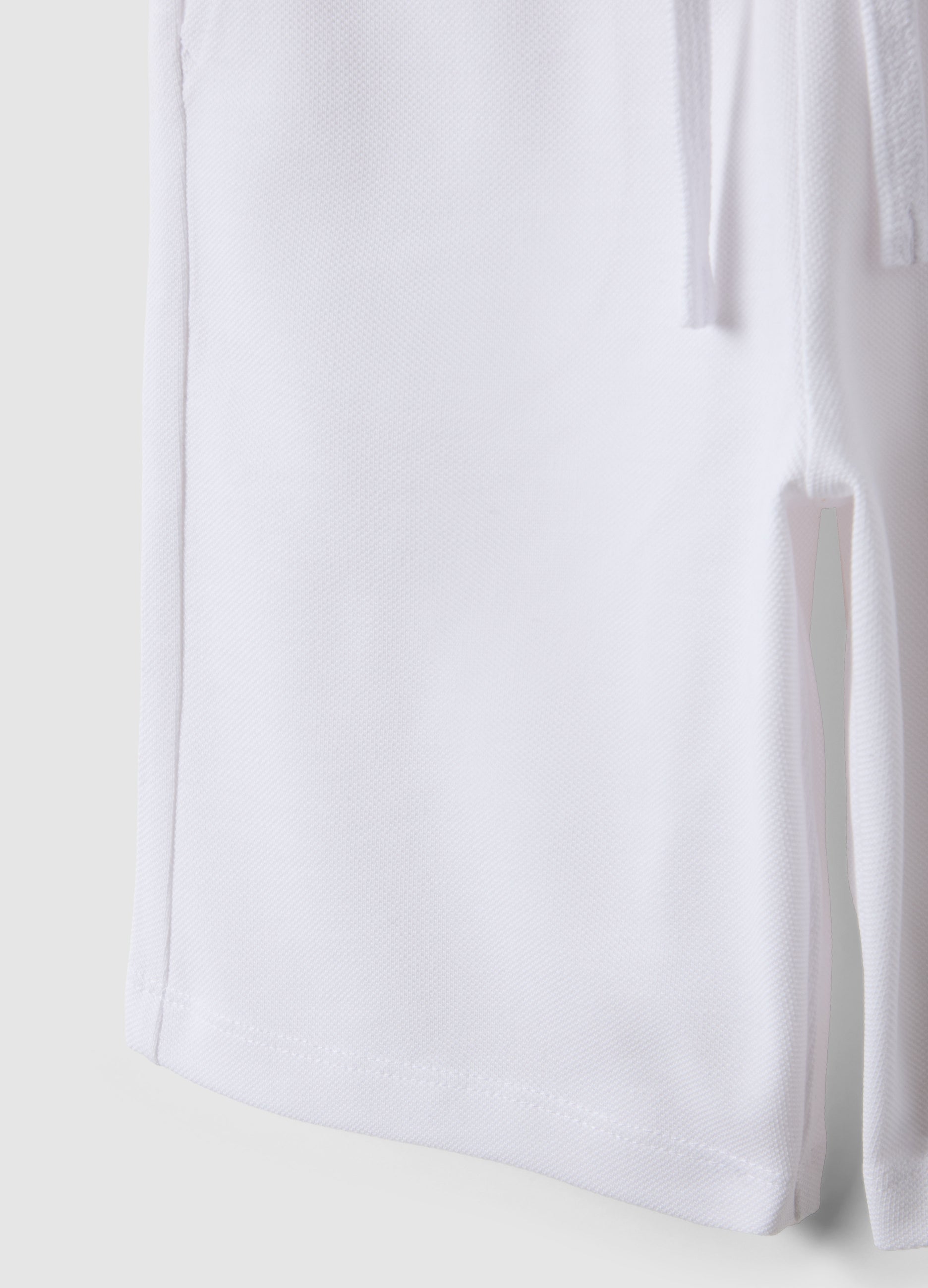 OVS White Pure Cotton Regular Fit Kids Shorts
