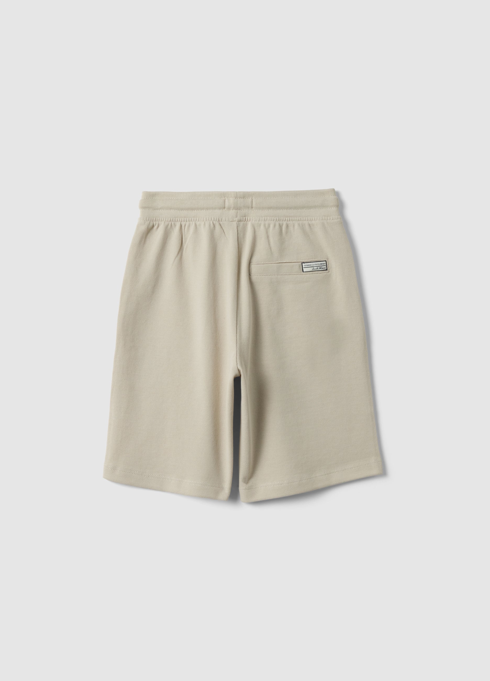 OVS Beige Pure Cotton Shorts For Kids Regular Fit