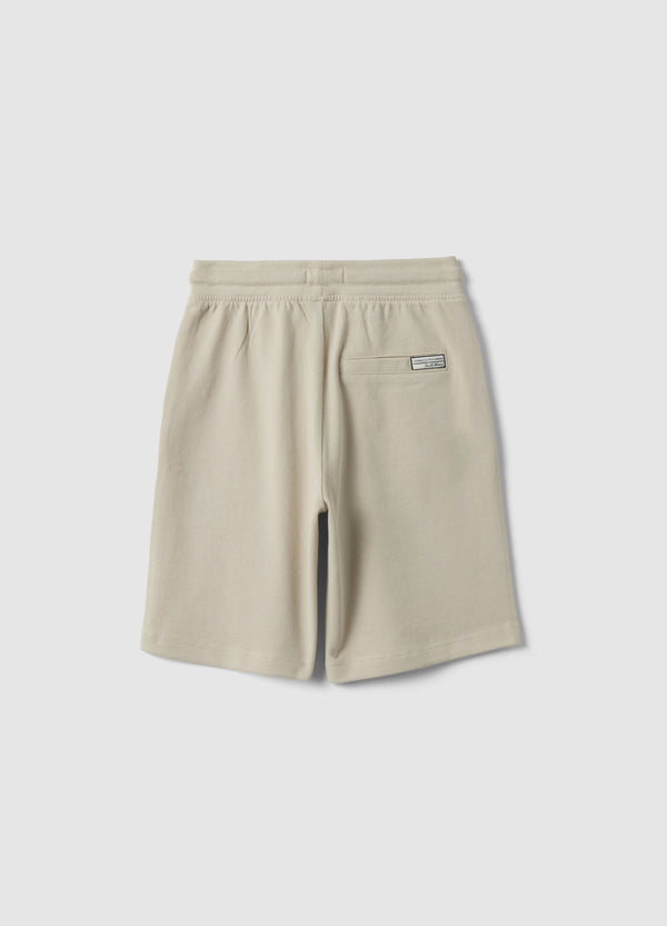 OVS Beige Pure Cotton Shorts For Kids Regular Fit