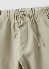OVS Beige Linen Blend Oversized Fit Children'S Shorts