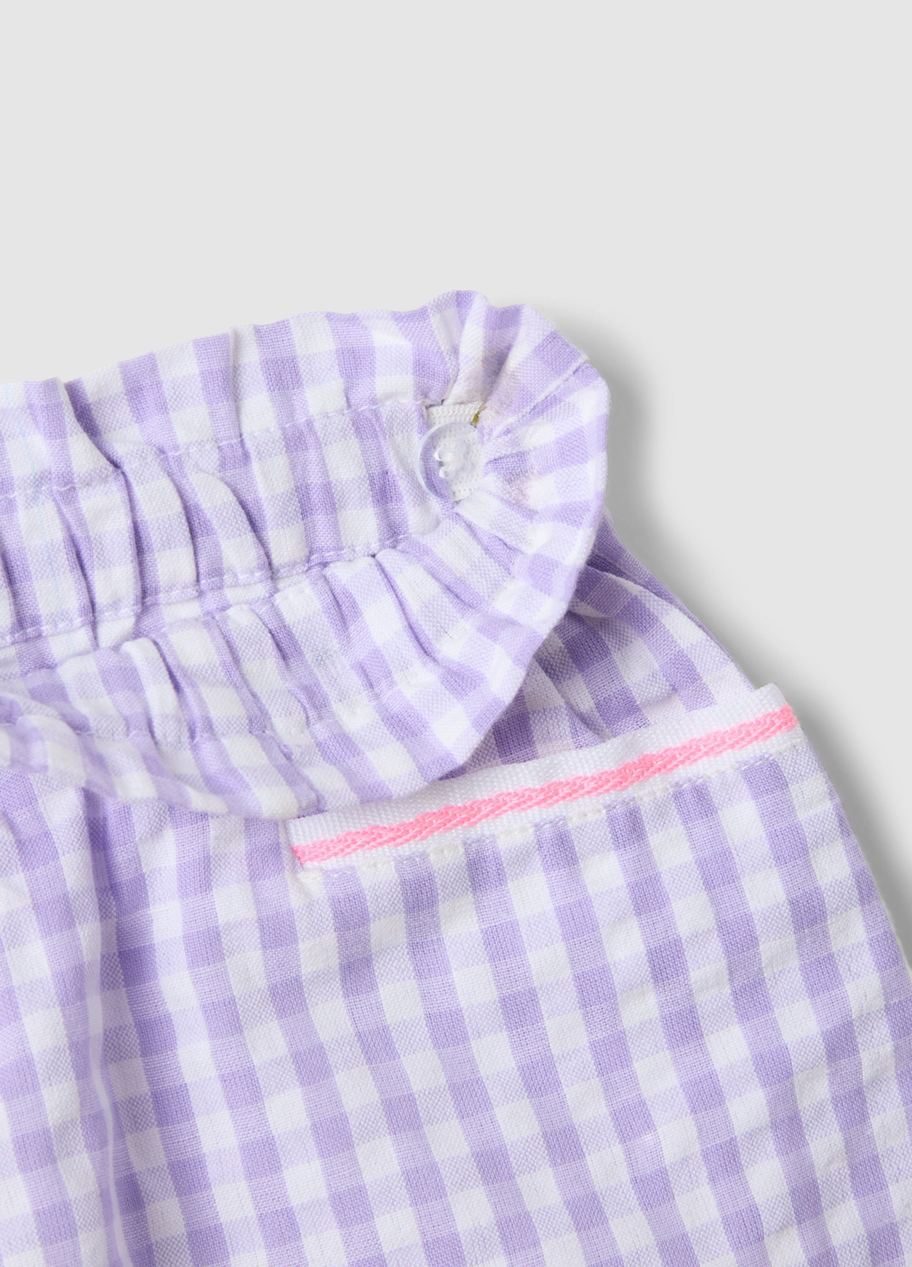 OVS Purple Cotton Shorts