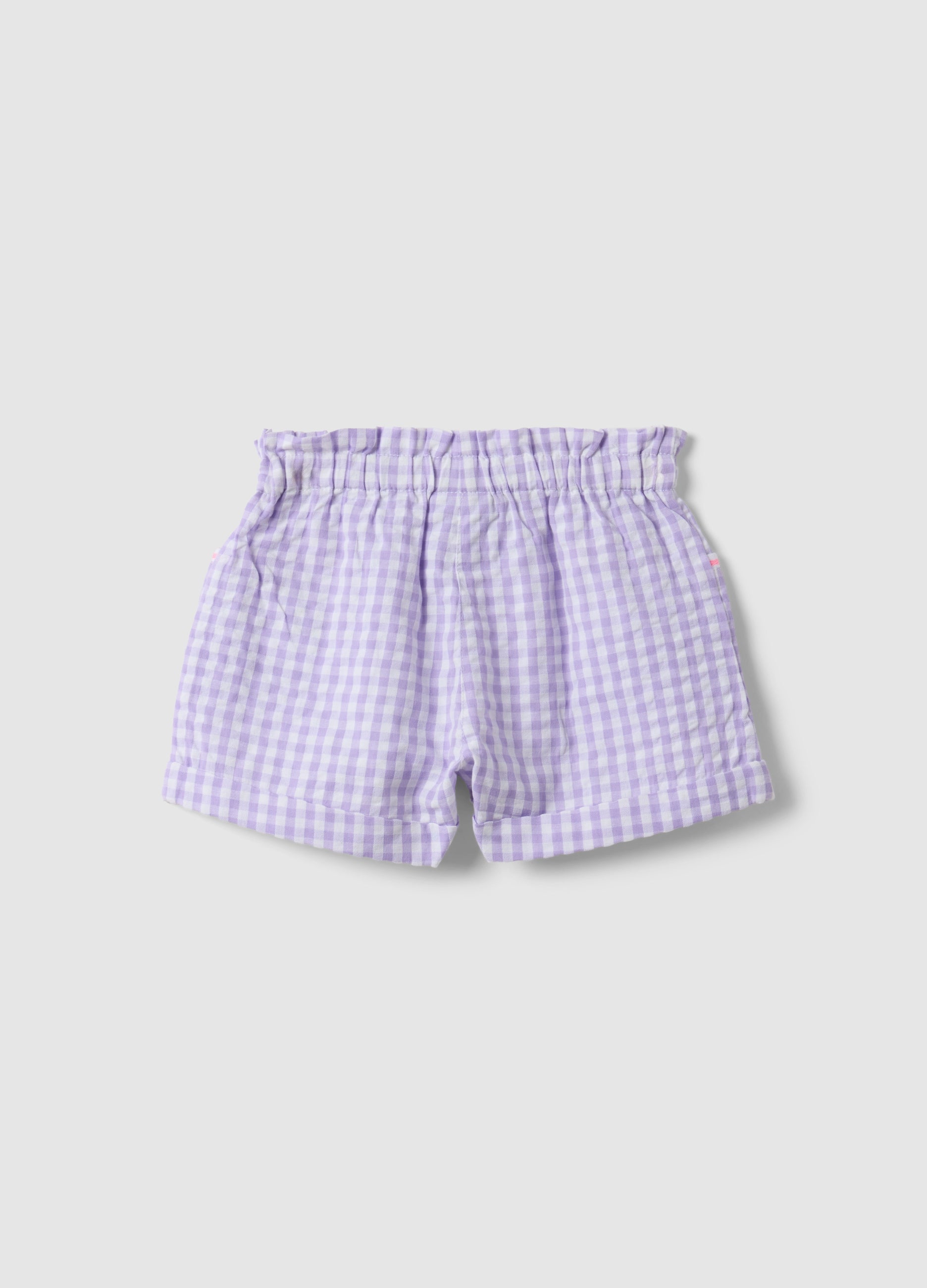 OVS Purple Cotton Shorts