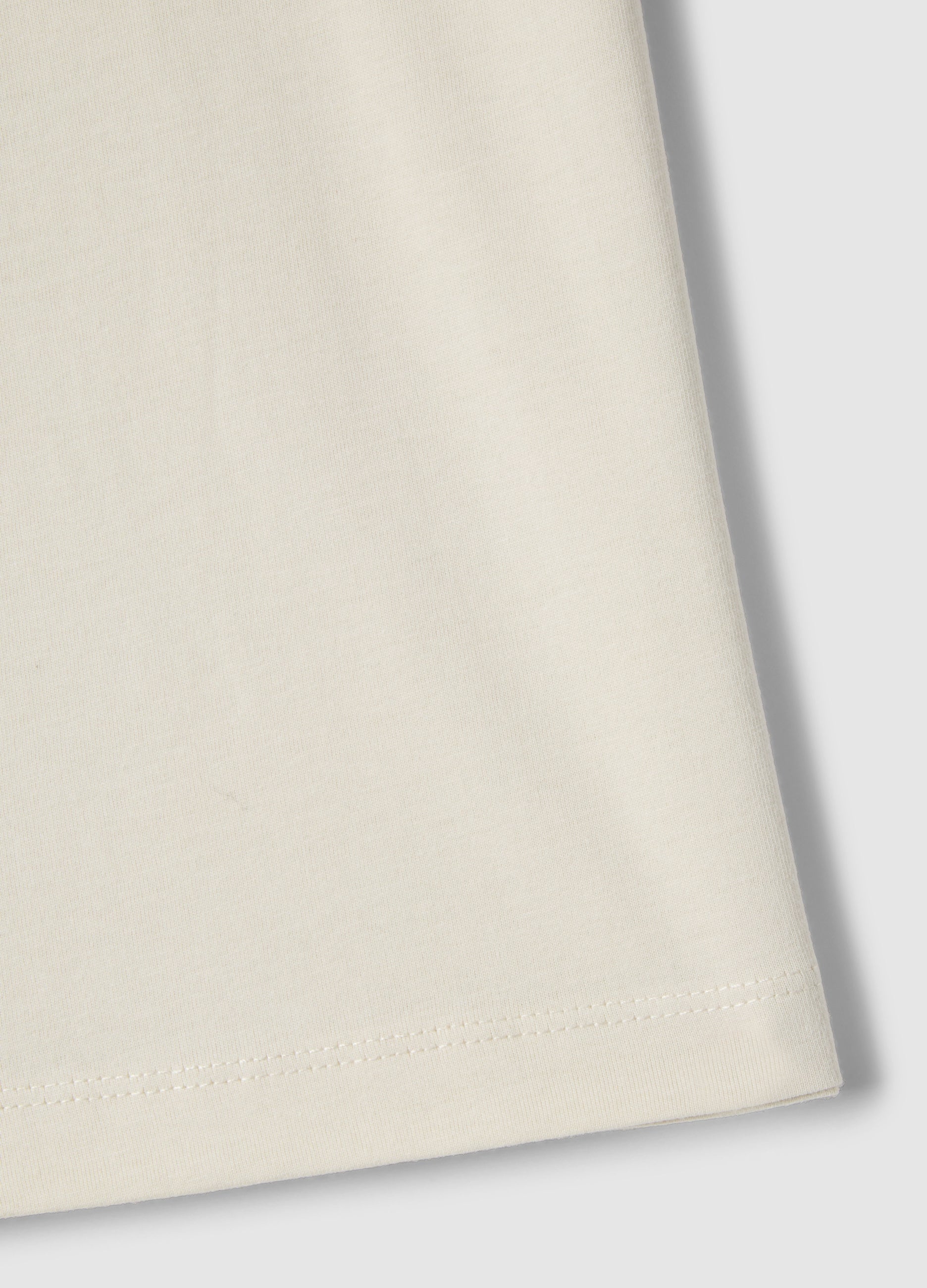 OVS Beige Regular Fit Pure Cotton T-Shirt For Children With Print