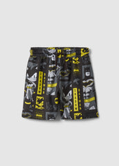OVS Boys Multicolour 100% Cotton Oversized Shorts With Sonic