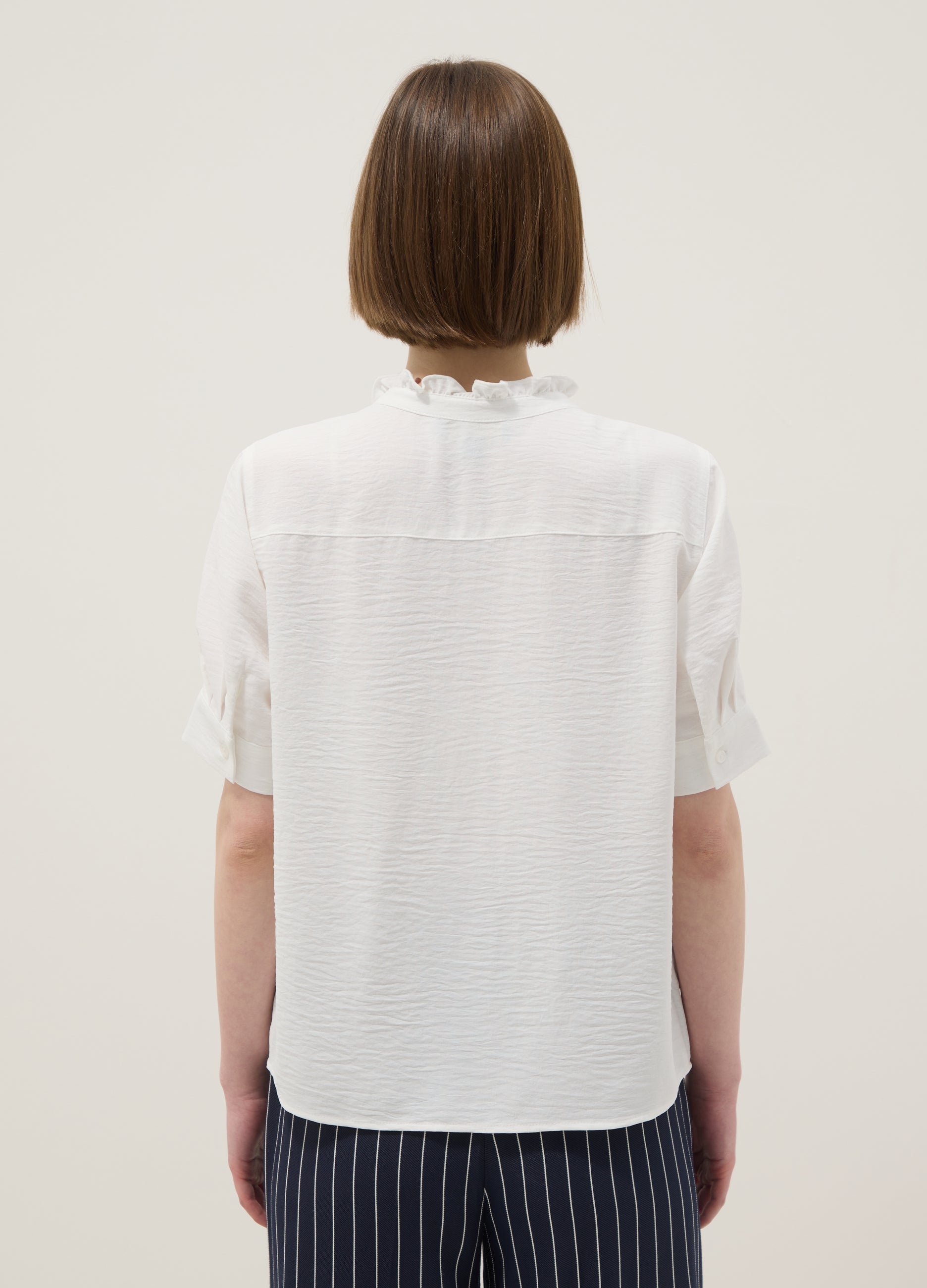 OVS White Short Sleeve Pure Cotton Shirt Regular Fit