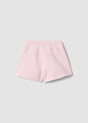 OVS Girl'S Regular Fit Pink Cotton Blend Shorts With Heart