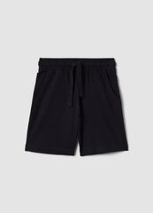 OVS Boys’ Black 100% Cotton Regular-Fit Shorts