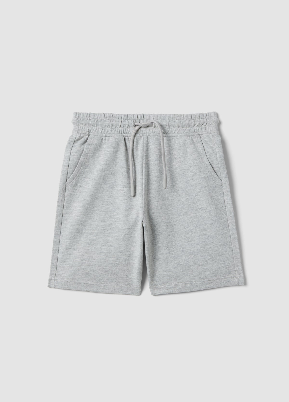 OVS Grey Pure Cotton Kids’ Shorts, Regular Fit
