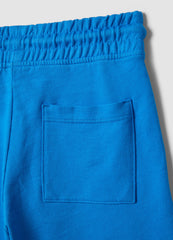 OVS Boys Blue Pure Cotton Shorts, Regular Fit