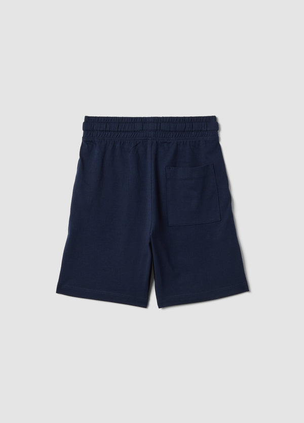 OVS Boys’ Regular-Fit Pure Cotton Blue Shorts