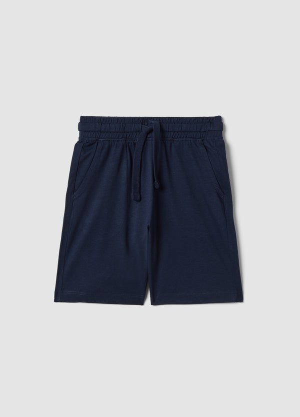 OVS Boys’ Regular-Fit Pure Cotton Blue Shorts