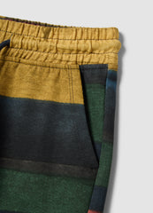 OVS Multicolour Striped Pure Cotton Shorts For Boys