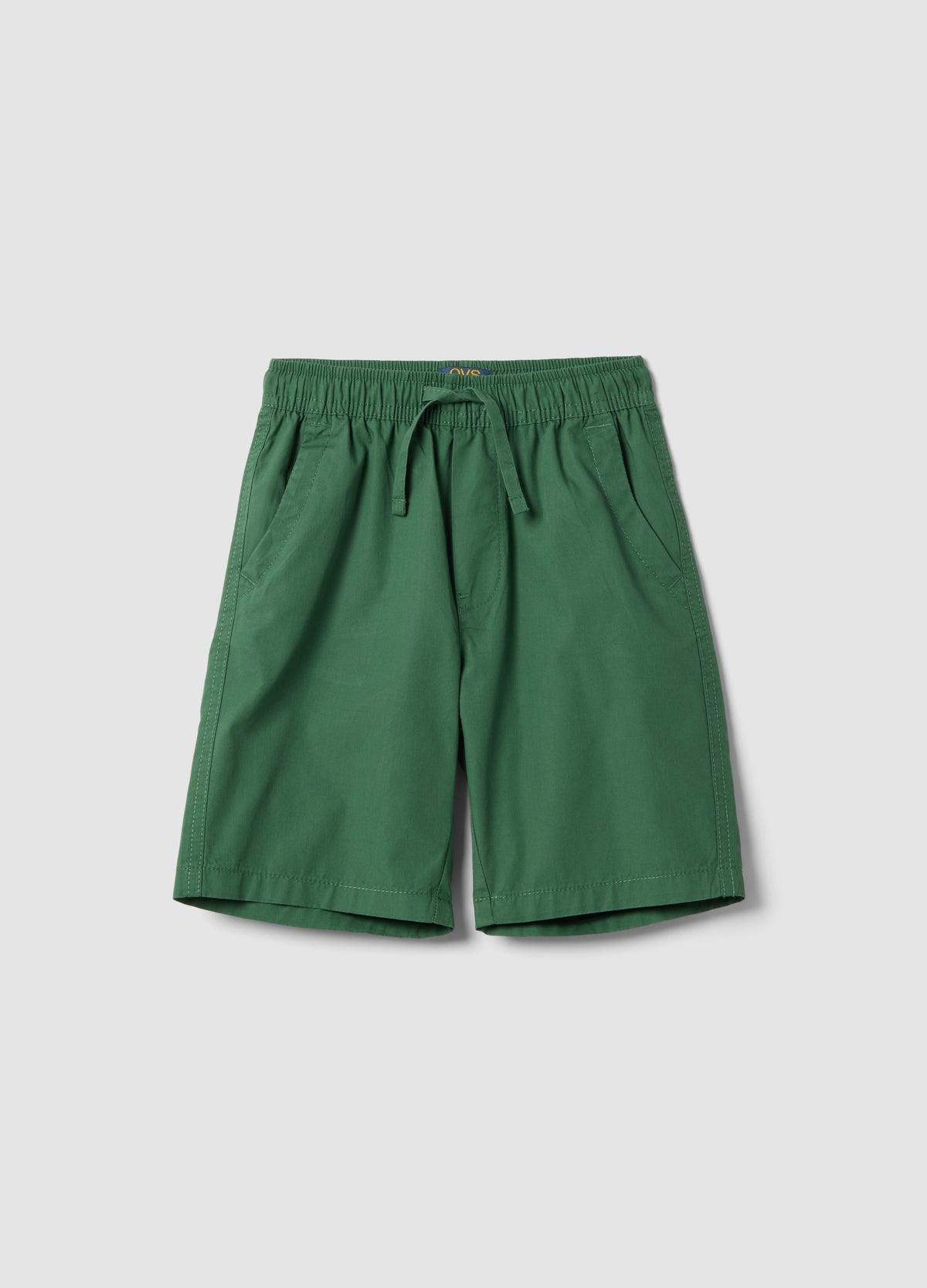 OVS Green Pure Cotton Regular Fit Children'S Shorts