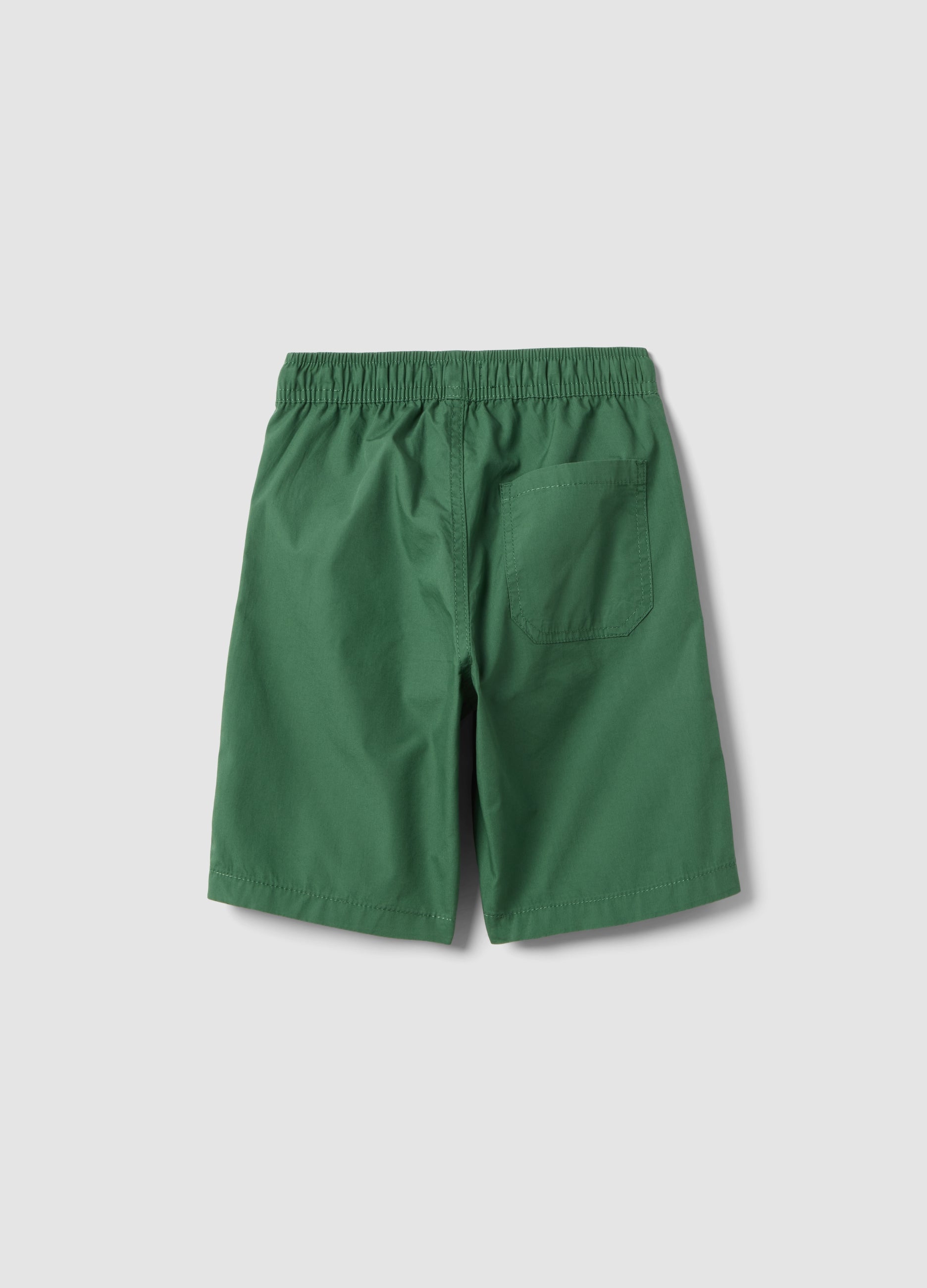 OVS Green Pure Cotton Regular Fit Children'S Shorts