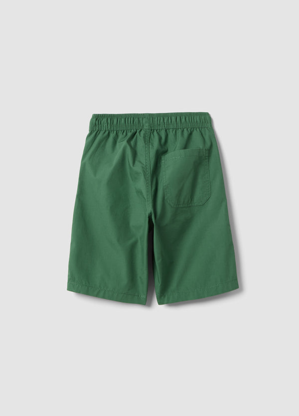 OVS Green Pure Cotton Regular Fit Children'S Shorts