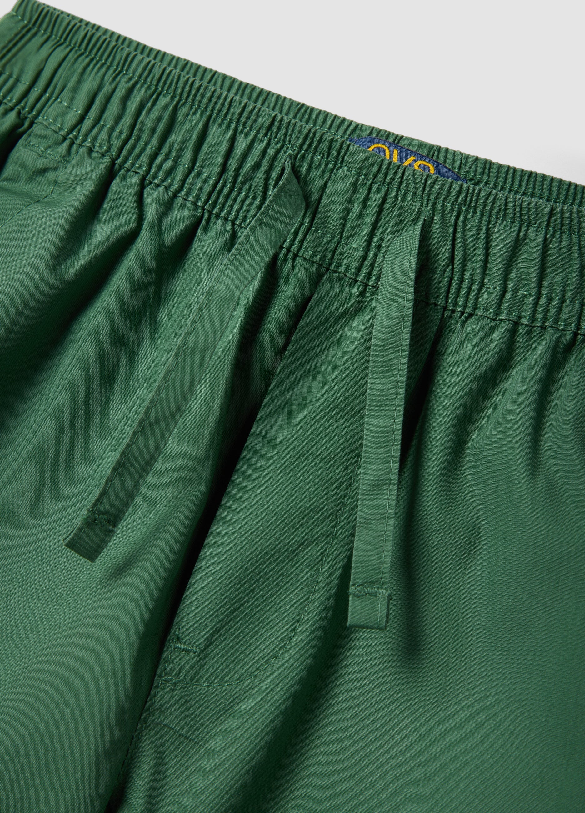 OVS Green Pure Cotton Regular Fit Children'S Shorts