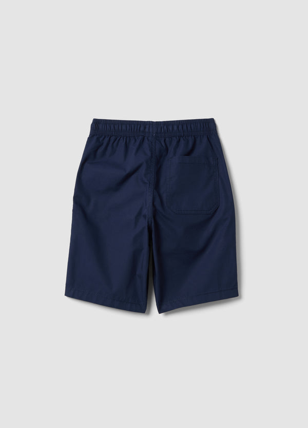 OVS Children'S Blue Pure Cotton Shorts, Regular Fit