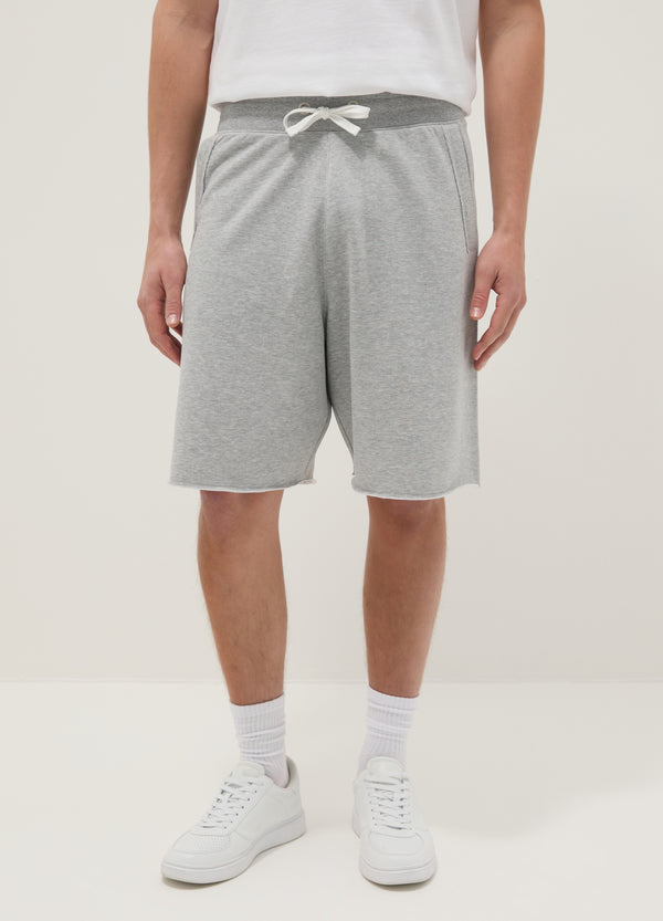 OVS Grey Cotton-Blend Relaxed-Fit Shorts