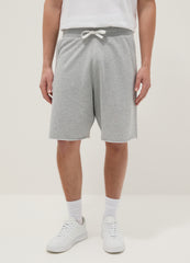 OVS Grey Cotton-Blend Relaxed-Fit Shorts