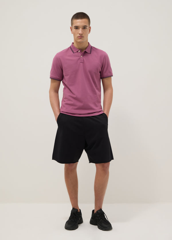 OVS Black Relaxed-Fit Cotton-Blend Shorts