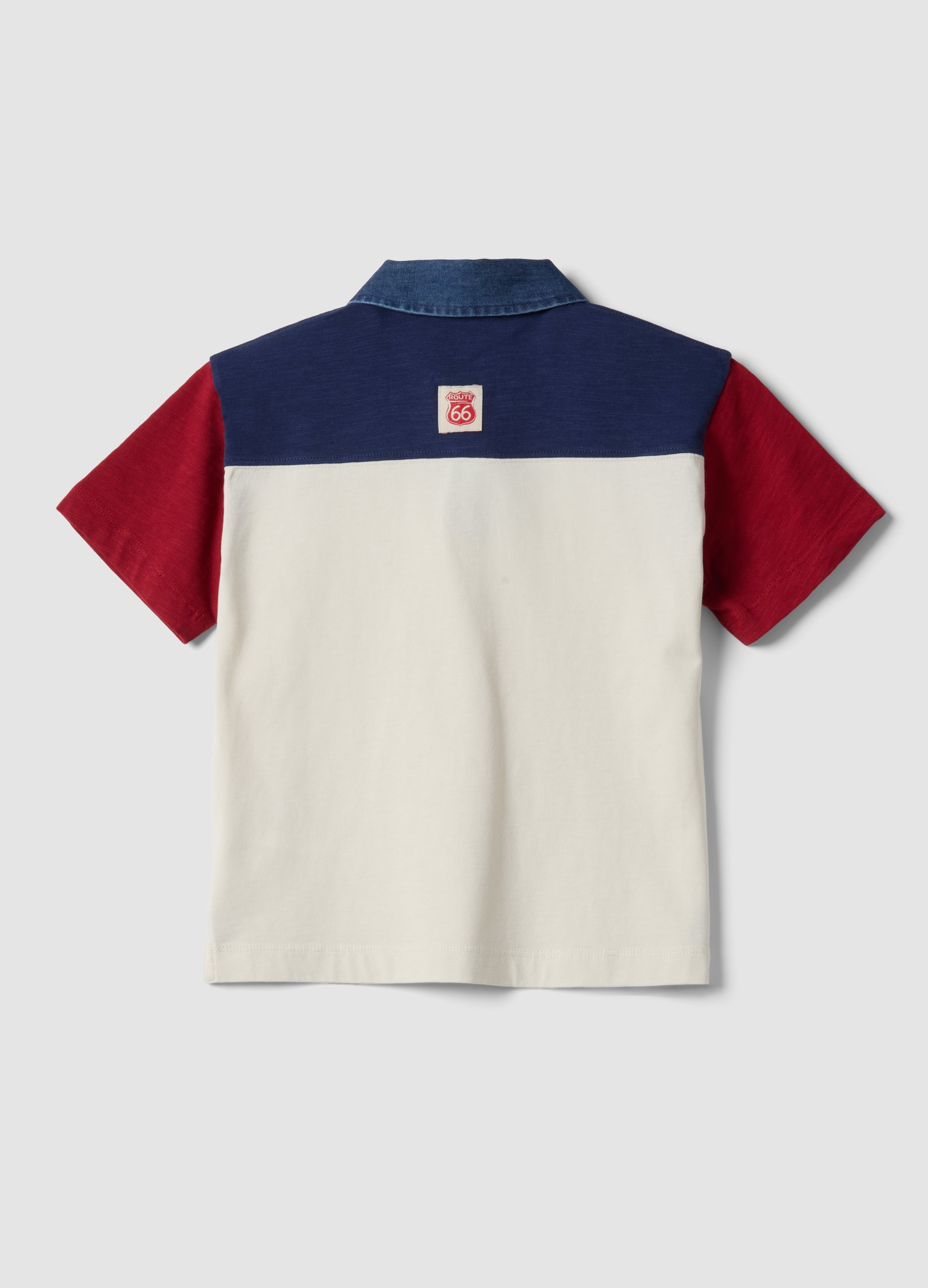 OVS Boys' Multicolour Pure Cotton Polo Shirt “ Oversized Fit