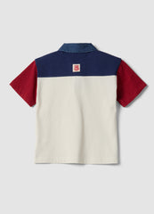 OVS Boys' Multicolour Pure Cotton Polo Shirt “ Oversized Fit
