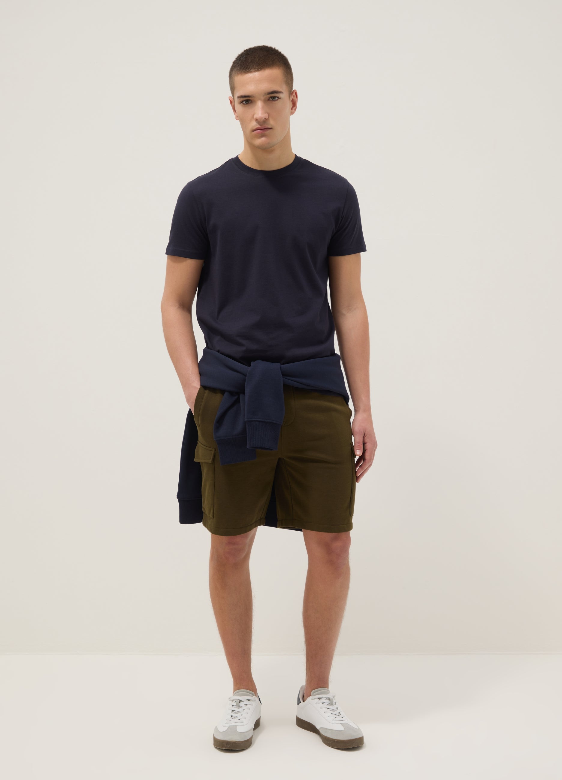 OVS Blue Pure Cotton Short-Sleeve T-Shirt
