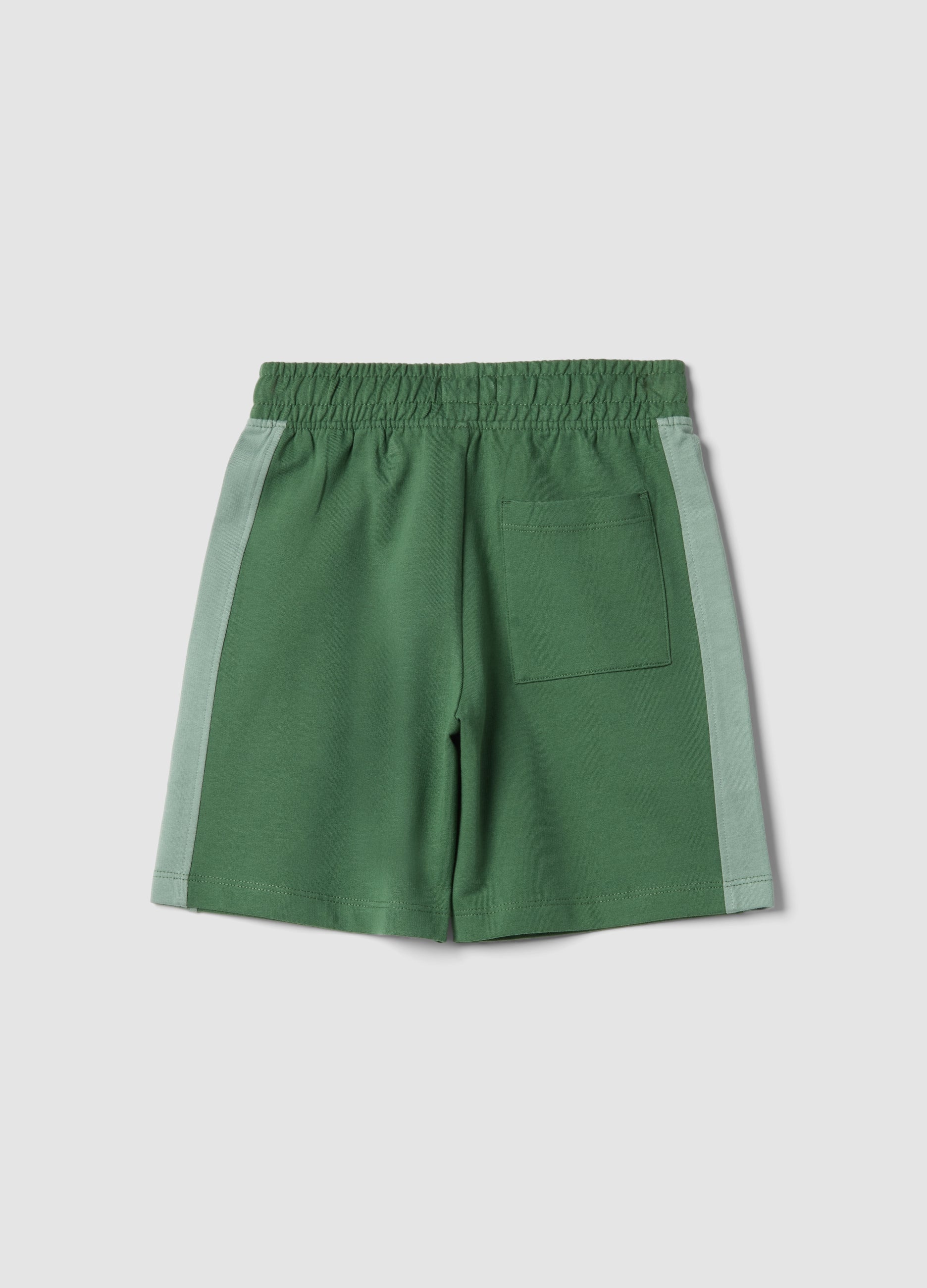 OVS Children'S Green Cotton Shorts With Regular Fit