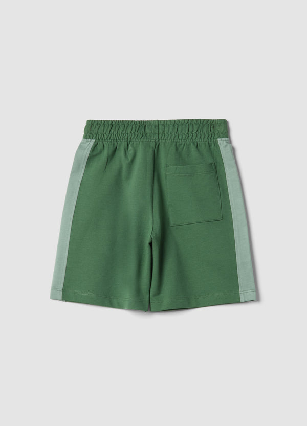 OVS Children'S Green Cotton Shorts With Regular Fit